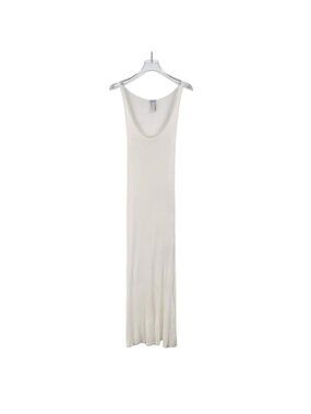 Loewe white knit dress
